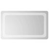 vidaXL LED Badkamer Spiegel Transparant 50 x 30 cm gehard glas