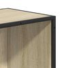 vidaXL Boekenkast 33,5x33x107,5 cm bewerkt hout sonoma eikenkleurig