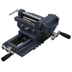 vidaXL Bankschroef handmatig 127 mm