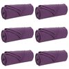 vidaXL Kleden 6 pcs Paars 240 x 220 cm Fleece