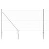 vidaXL Afrasteringspaal Zilver 100 x 1,4 m (36 mm gaas) Staal