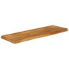 vidaXL Tafelblad met natuurlijke rand 120x20x3,8 cm massief mangohout