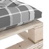 vidaXL 6-delige Loungeset met kussens pallet grenenhout