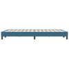 vidaXL Bedframe zonder matras 120x220 cm fluweel donkerblauw