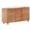 vidaXL Dressoir 150x50x81 cm massief mangohout