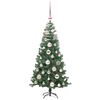 vidaXL Kerstboom met 150 LED met standaard Groen 120 cm PVC