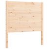 vidaXL Bedframe met hoofdbord massief hout