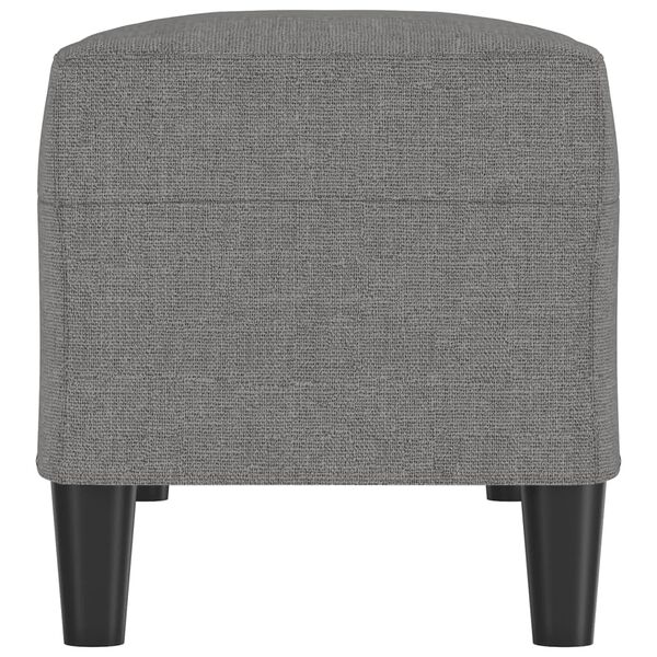 vidaXL Bankje 100x35x41 cm stof donkergrijs