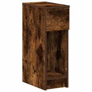 vidaXL Nachtkastje met lade 20x36x60 cm gerookt eikenkleurig