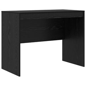 vidaXL Bureau Zwart Eiken 100 x 50 x 76 cm