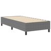 vidaXL Platform bedframe Lichtgrijs 90 x 190 cm Katoen Stof