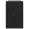 vidaXL Bureau met plank Zwart Eiken 102 x 50 x 75 cm Bewerkt hout