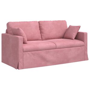 vidaXL Bank Roze 158 x 78 x 80 cm Fluweel