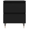 vidaXL Nachtkastjes 2 st 40x35x50 cm bewerkt hout zwart