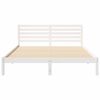 vidaXL Bedframe met hoofdeinde Wit 160 x 220 cm Massief grenenhout