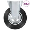 vidaXL 32 st Wielen vast 200 mm