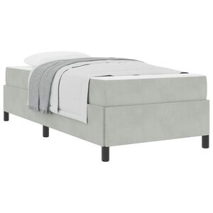 vidaXL Bedframe Lichtgrijs 80 x 200 cm Stof