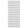 vidaXL Zebra rolgordijn 100x200 cm stofbreedte 95,9 cm lichtgrijs