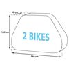 Eurotrail Beschermhoes voor 2 fietsen