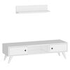 Homemania Tv-meubel Aspen 130x40x35 cm wit