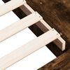 vidaXL Bedframe bewerkt hout gerookt eikenkleurig 150x200 cm