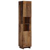 vidaXL Badkamerkast Oud hout 36.5 x 38 x 180 cm Bewerkt hout