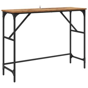 vidaXL Wandtafel Oudhout 100 x 32 x 75 cm Bewerkt hout