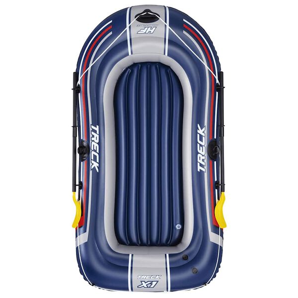 Bestway Hydro-Force Opblaasboot met pomp en roeispanen blauw