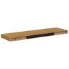 vidaXL Wandplank met opslag 2 pcs Beige 90 x 23,5 x 4 cm Bewerkt hout