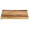 vidaXL Tafelblad met natuurlijke rand 40x40x3,8 cm massief mangohout
