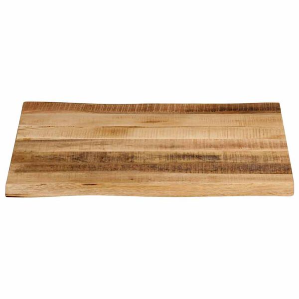 vidaXL Tafelblad met natuurlijke rand 40x40x3,8 cm massief mangohout