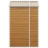 vidaXL Tuinschuur 191x130x198 cm gegalvaniseerd staal lichtbruin