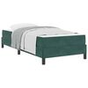 vidaXL Boxspringbed met matras Donkergroen 90 x 210 cm Stof
