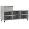 vidaXL Schoenenkast 102x36x60 cm bewerkt hout betongrijs