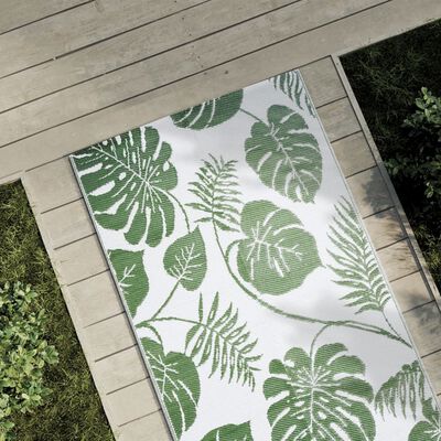 vidaXL Buitenkleed 80x150 cm polypropeen groen