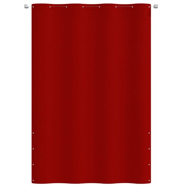 vidaXL Balkonscherm 160x240 cm oxford stof rood