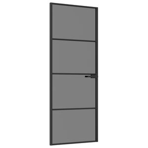 vidaXL Binnendeur 76 x 201,5 cm Gelaagd Glas en Aluminium