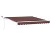 vidaXL Luifel automatisch uittrekbaar met LED 300x250 cm bruin