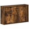 vidaXL Wandgemonteerde Schoenkast ALKMAAR 71 x 17 x 43 cm Bewerkt hout