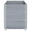 vidaXL Plantenbak 150x50 cm massief grenenhout grijs