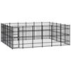 vidaXL Hondenkennel 27,65 m&sup2; staal