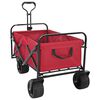 vidaXL Opvouwbare Wagen Rood 89 x 63 x 96 cm Staal en polyester oxford