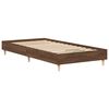 vidaXL Bedframe zonder matras 90x190 cm spaanplaat bruin eikenkleurig