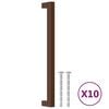 vidaXL Handvatten 10 st 224 mm roestvrij staal bronskleurig