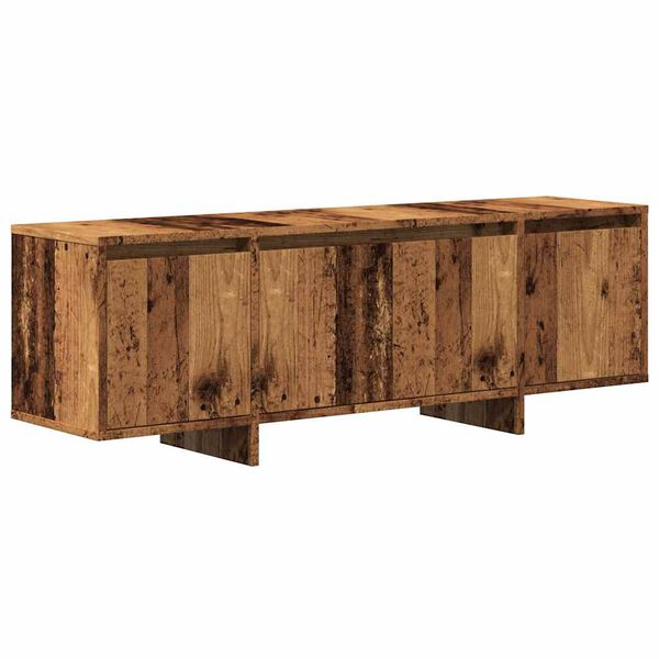 vidaXL Tv-meubel 120x30x40,5 cm bewerkt hout oud houtkleurig