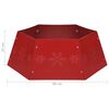 vidaXL Kerstboomrok &Oslash;68x25 cm rood