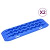 vidaXL Gripplaten 2 st 106x30,5x7 cm nylon blauw
