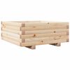 vidaXL Plantenbak 60x60x26,5 cm massief grenenhout