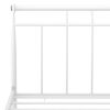 vidaXL Bedframe metaal wit 160x200 cm