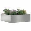 vidaXL Tuinrand 6 pcs Zilver 40 x 40 x 13 cm Gegalvaniseerd staal